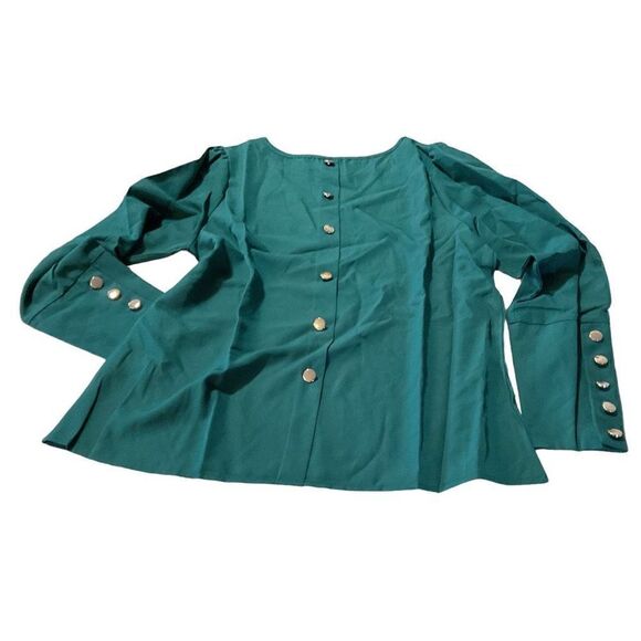 Teal Top M NWOT - Picture 2 of 4